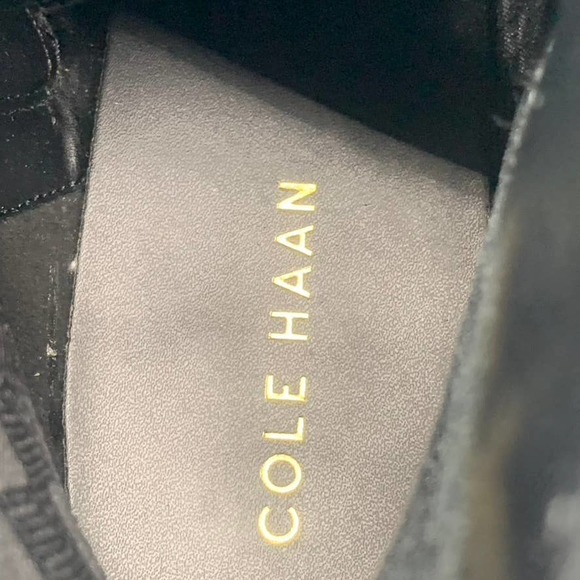 Cole Haan Women’s Black Leather Haidyn Block Heel Ankle Boots | Size 10 - Picture 9 of 9